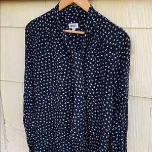 Blouse with Tie Detail